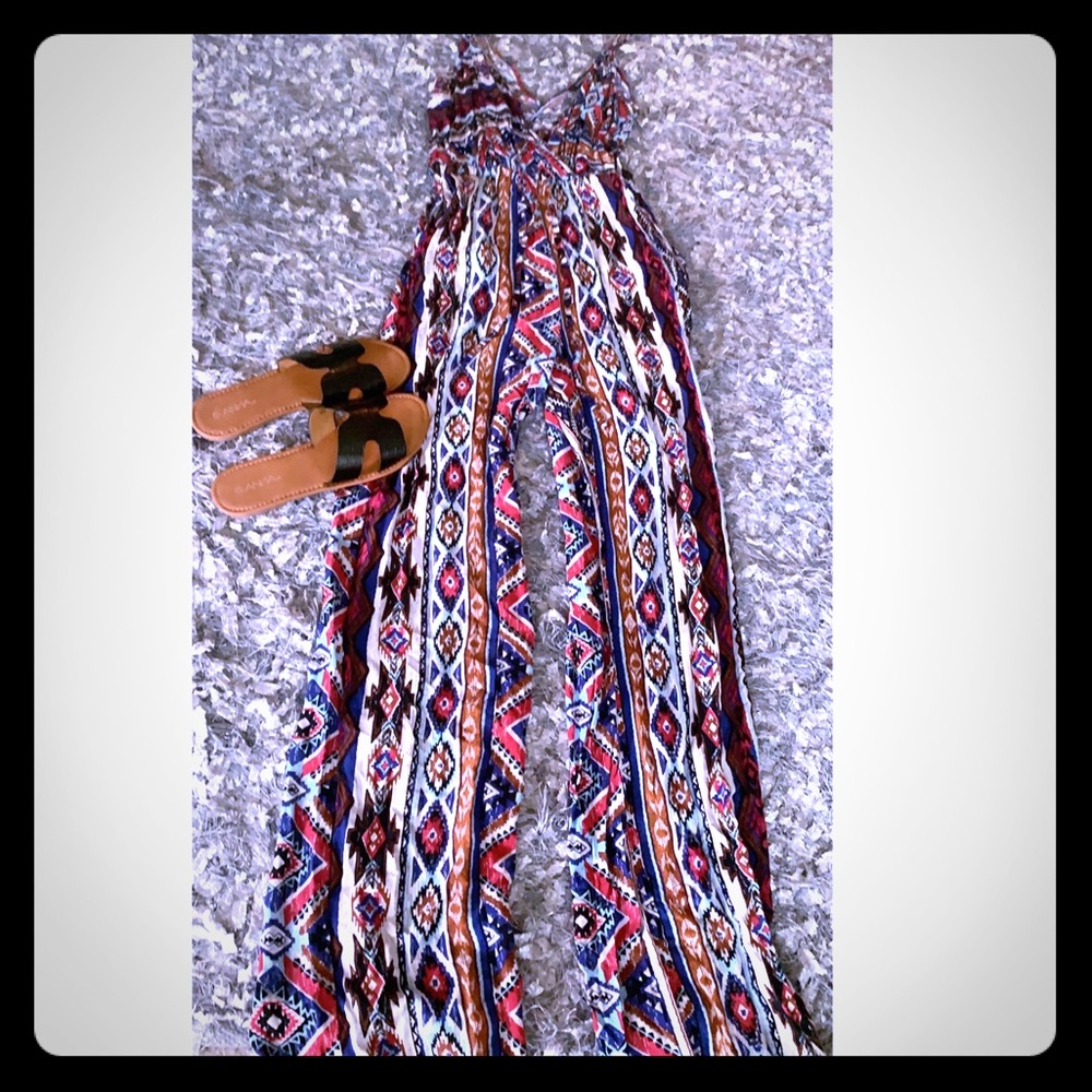 Tribal Pattern Jumpsuit